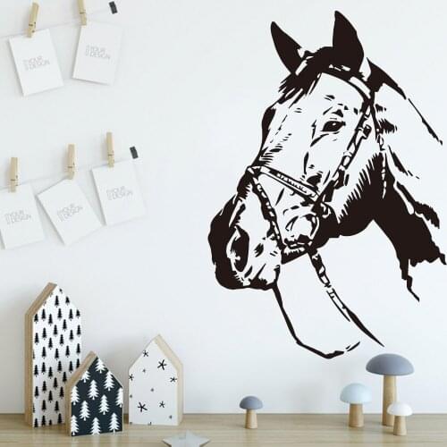 Horse Wall Sticker Animal Wall Decals For Kids Room Babys Room Decoration Accessories Vinyl Wall Decor Stickers Murals