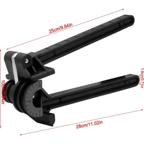 4 in 1 Tubing Bender 4mm 6mm 8mm 10mm 3/16 "1/4 ″ 5/16 ″ 3/8 ″ Pipe Bending Tool Heavy Duty Tube Bender Tubing Bender Pliers