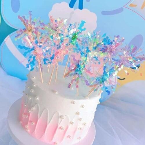 2pcs/set Girl Cake Topper Kids Birthday Cupcake Wrapper Decorating Tool Wedding Birthday Party Supplies Cake Topper Decoration