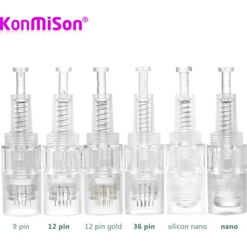 Screw Cartridge Replacement For ElectricDerma Pen Micro Needle 9 pin / 12 pin / 36 pin / Nano Micro Nano Needles Tattoo Needles