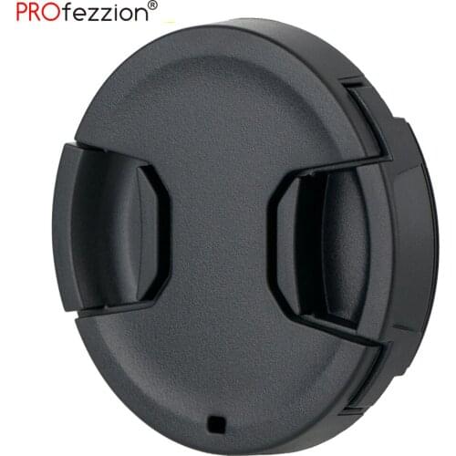 2 Sets 55mm Camera Lens Cap Holder with Elastic Lens Cap Keeper for Nikon D3400 D3500 D5600 D7500 with Kit Lens AF-P 18-55mm