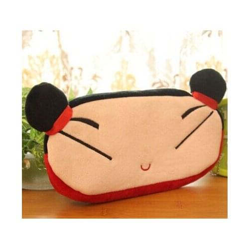 20CM Cotton Stationery BAG Kids BAG Case Plush ; Lady Coin Cosmetics Purse & Wallet Pouch BAG