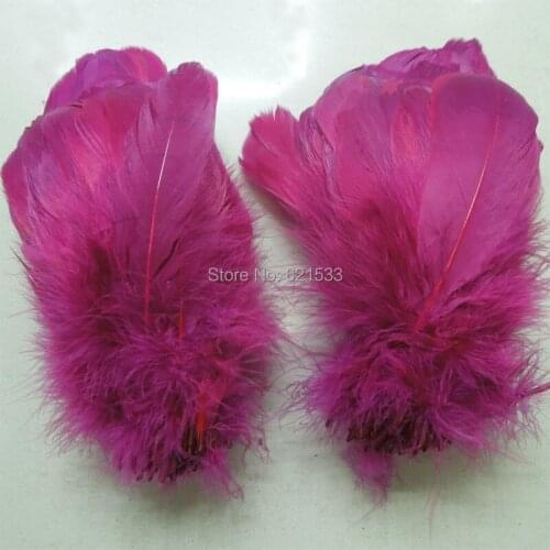 200pcs/lot!13-18cm long Wine Red Loose Goose Nagoire Feathers Perfect for crafts,costume design,headbands,hair fascinators