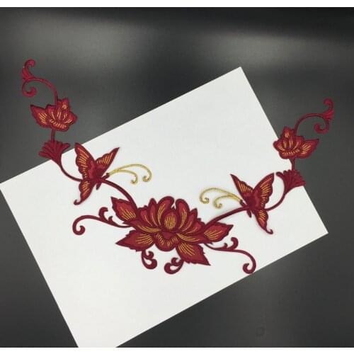 3Pcs Iron On Patch Butterfly Patches Clothes DIY Printing Flower Patch Iron On T-shirt Dresses Washable Stickers Drop Shipping