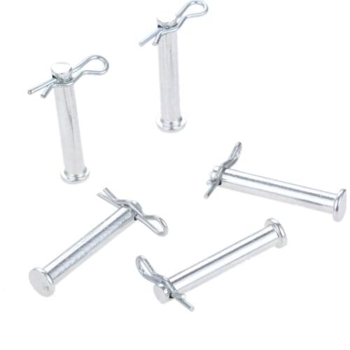 5PCS M8*50mm Stainless Steel Clip Hitch Pin Clevis Fastener For Farming Machine Air Cool Diesel Engine Accessories