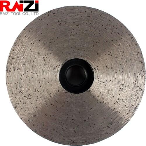 Raizi 4 inch/100mm Diamond Grinding Wheel for Granite Marble C M F Metal Bond Abrasive Continuous Cup Wheel Honing Disc
