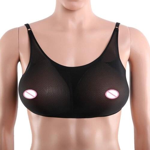 Mastectomy Bra Fake Breast Form Transgender Nipple for Crossdresser Transvestite Ajusen