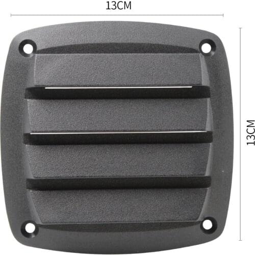 Black Plastic Marine Grade Multi Purpose Vents 4" For Boat Marine