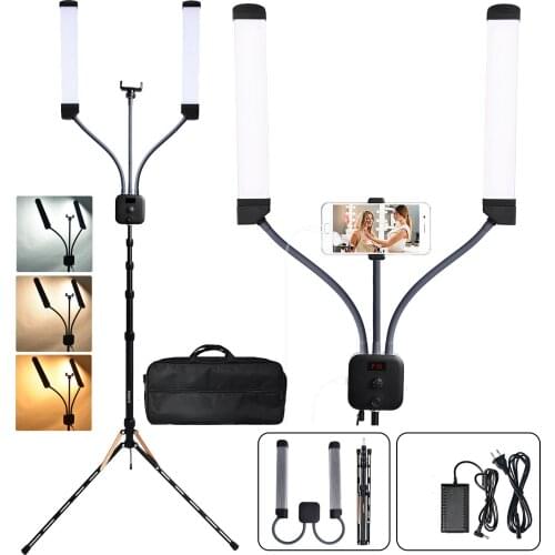 Fosoto FT-450 Photography light Multimedia Extreme With Selfie Function Led Video Light lamp Ring With Tripod For Youtube Makeup