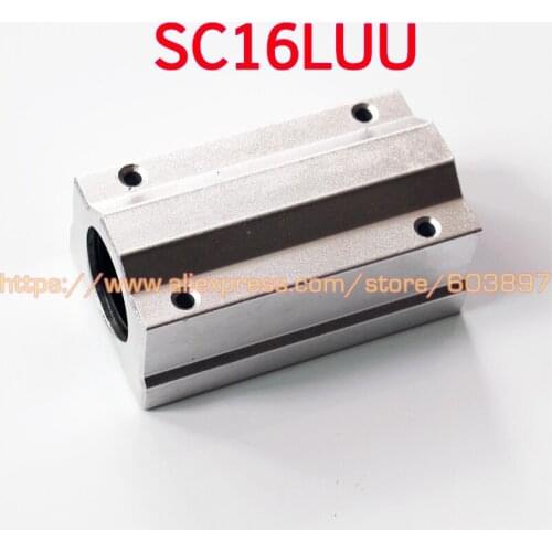 16mm shaft SCS16LUU SC16LUU XYZ Table CNC router with 2pcs LM16UU Linear slide Motion Ball Bearing Bushing