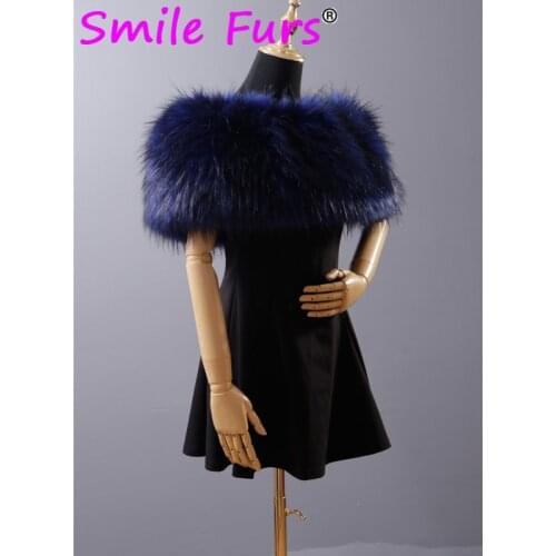 Faux raccoon Fur Elastic Wraps
