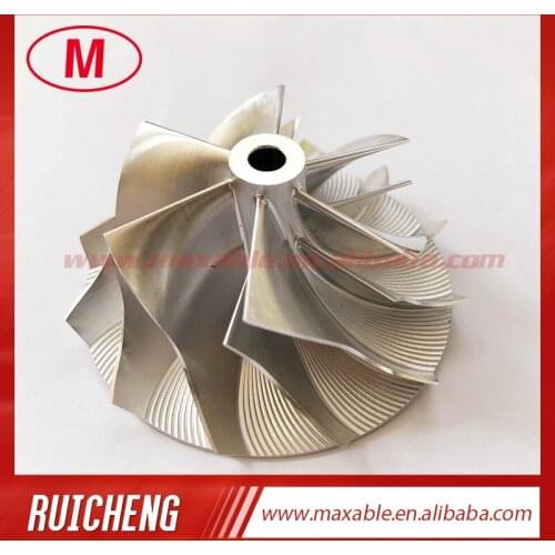 K04 43.03/56.08mm 5306-123-2007 6+6 blades high performance milling/aluminum 2618/billet compressor wheel for 5304-970-0054/0035
