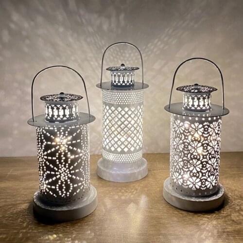 Creative hollow wind lantern, candle holder, home decoration, leaflet lamp, led candle lamp, iron crafts, lantern decoration
