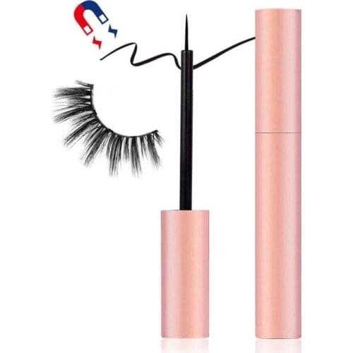5ml Magnetic Eyeliner Fast Drying Easy Wear Long-lasting Liquid Eyeliner Waterproof Sweat-proof For Magnets Eyelashes
