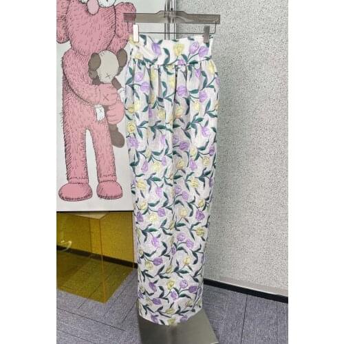 Fashion 2021 new women sleeveless floral dress 0322