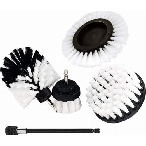 Drill Brush Attachment Set, Shower Cleaner,Power Scrubber Brush Cleaning Kit with Extend Long Attachment Clean