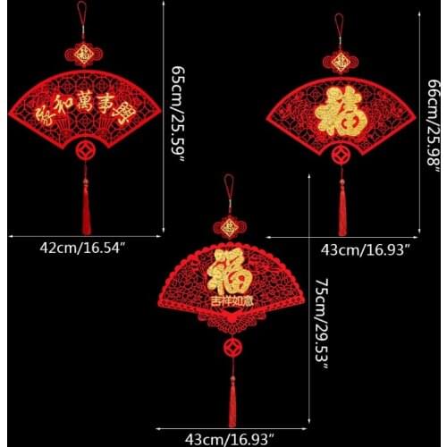 New Year Blessing Good Luck Hanging Pendant Spring Festival Hanging Pendant Ornaments Home Decor Jy28 21 Dropshipping