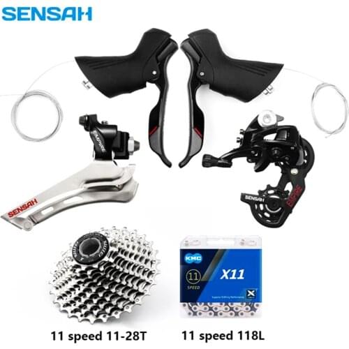 SENSAH Transmission road bike front derailleur and rear derailleur bike gear shift kit EMPIRE2*11 speed