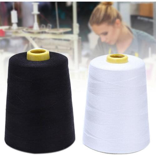 Polyester Cones Machine DIY Heavy Duty 8000 Yard Textile Home Industrial All Purpose Serger Sewing Thread Quilting Huge Spool U3