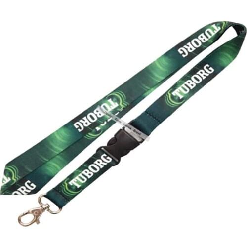 Heat Transfer Logo Imprint Custom Personalized Neck Lanyard Full Text Scenery Print Promotion Gift Cheap Lanyards Strap