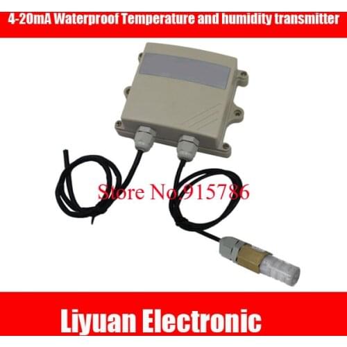 4-20mA Waterproof Temperature and humidity transmitter / industrial hygrometer / analog 0-10V transmitter for outdoor storage