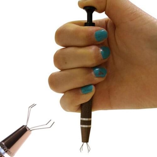 1PC Four Claw Hold Tightly For Catcher IC Chip Component Metal Grabber Elec cian Hand Tools Set Parts Gripper Pick Up Tools