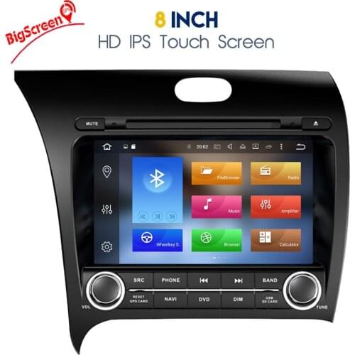 Android 8.0 4GB RAM Car DVD Player GPS navigation For Kia CERATO K3 FORTE 2013+ multimedia head unit video car radio tape wifi