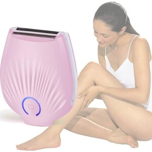Lady Electric Shaver USB Rechargeable Waterproof Epilator Wet/Dry Use Hair Razor Painless Body Hair Remover for Bikini Legs