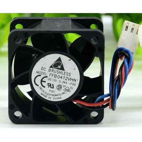 Delta FFB0412VHN 4028 40*40*28MM 4CM DC 12V 0.24A 3-Pin Server Cooling Fan