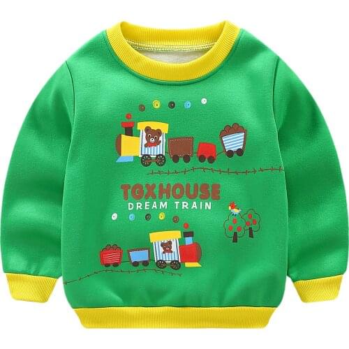 New Infantil Baby Boys Roupas Hoodies Lion Print Sweatshirt Childrens Pullover Outerwear Autumn Spring Fashion Tops T-shirt