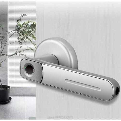 Keyless Entry Door Safe Biometric Digital Auto-Lock Handle for Office Apartment Fingerprint Door Lock J07 21 Dropship
