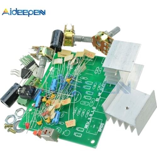 Two 2 Channel 2.0 AC 12V 15W Audio TDA2030A Hifi Module Stereo Amplifier AMP Board DIY Kit