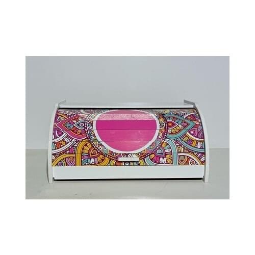 Emr White Electric Roller Wood Bread Cabinet