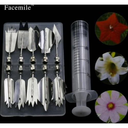 Facemile 3D Gelatin Tools 10PCS/Set Jelly Art Needles Tools Jelly Needle With Syringe Jelly Cake Decoration Tools 54085