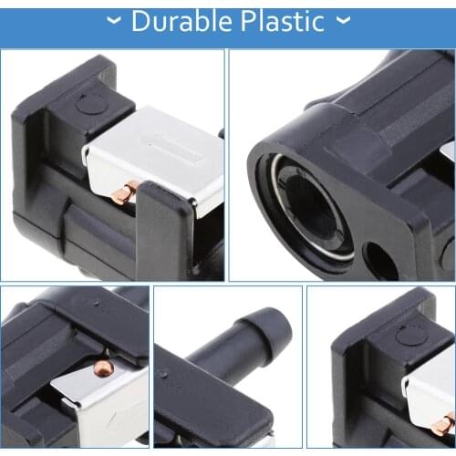 Female Fuel Line Pipe Connector Fittings Adaptor 6mm 5/16'' For Yamaha Outboard Motor Engine Side 7mm Boat Accessories Marine