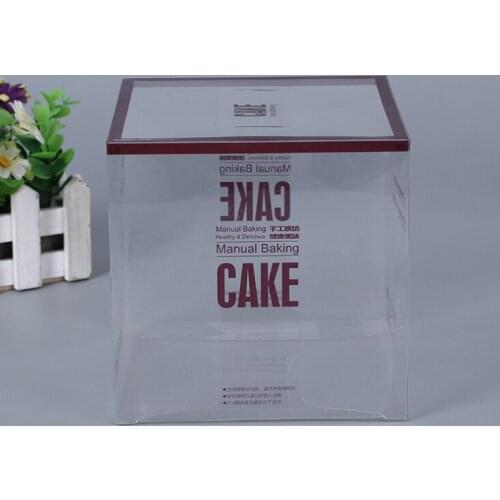 Custom high quality disposable vacuum forming PET plastic packaging box for cake ---PX20292