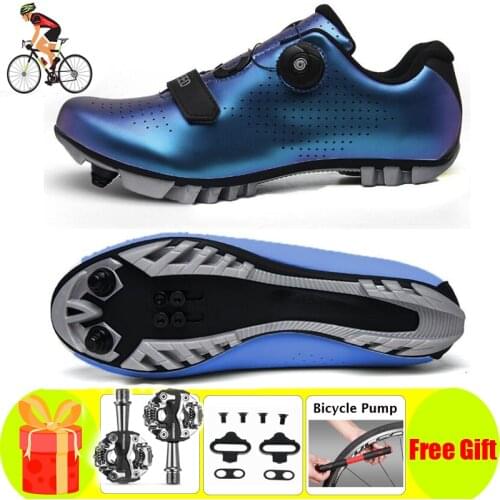 Mountain Bicycle Shoes Men Sapatilha Ciclismo Mtb SPD Pedals Cycling Sneakers Self-Locking Outdoor Breathable Racing Bicicleta