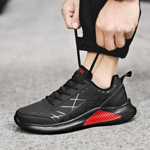 New Men Shoes Air Cushion Sneakers Breathable Outdoor Walking Sport Shoes For Male Lace-up Casual Shoes Bubble Men Footwear