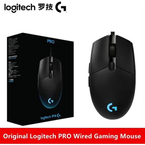 Logitech G Pro gaming wired mouse RGB lighting can adjust DPI mechanical counterweight gaming mouse USB notebook gaming mouse