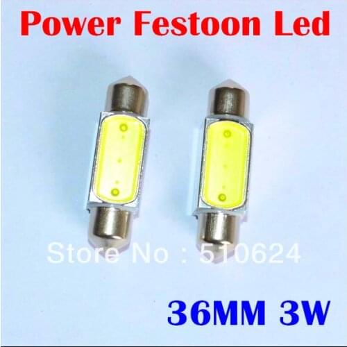 Wholesale festoon led 36mm High Power 3W LED Festoon 36mm led Dome Light Bulb reading Lamp door light license plate light