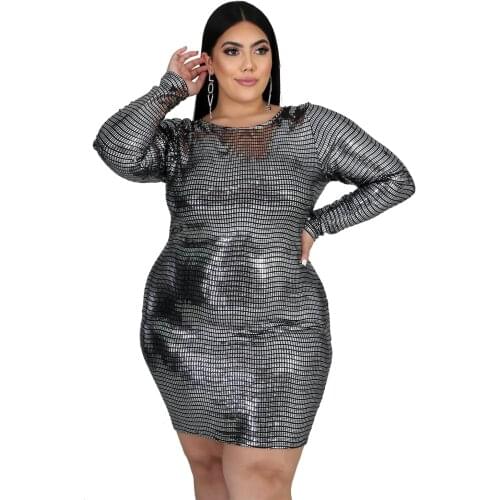 Dresses for Women Party Plus Size 5XL Elegant Backless Mini Dress Night Club Birthday Outfit Wholesale Dropshipping 2021 FT426