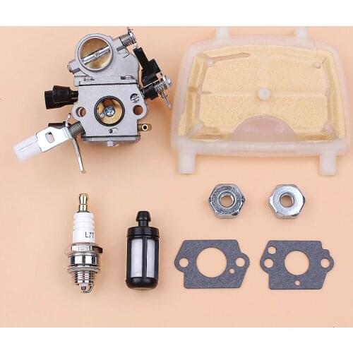 Carburetor Gasket Air Filter Kit For STIHL MS171 MS181 MS211 MS211C Replace ZAMA C1Q-S269 Chainsaw Chain Saws