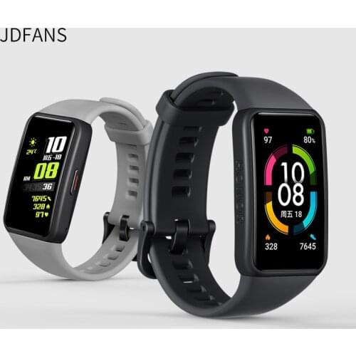 Many colors new Silicone watch Straps For Huawei Honor band 6 smart watchband Replacement Bracelet for Huawei 6 Adjustable band