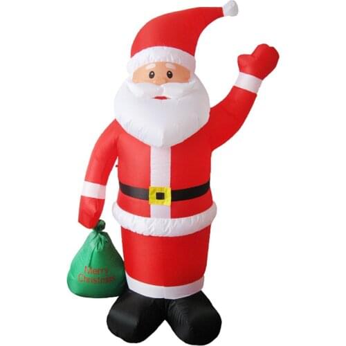 Christmas Toys Giant 6 Foot Inflatable Santa Claus with Gift Bag With LED Light for Yard Decoration Indoor Outdoor Xmas Party
