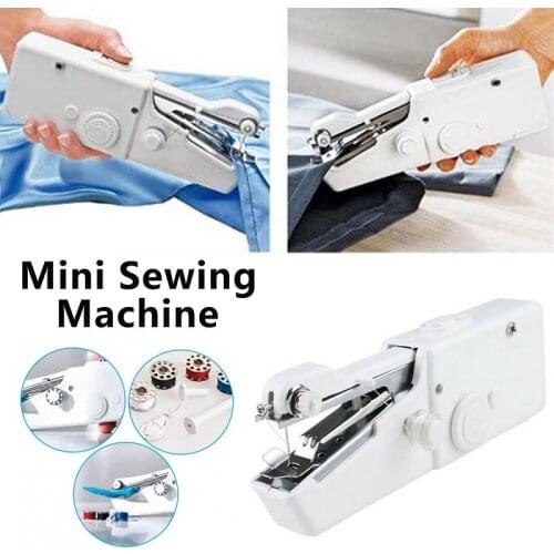 Handheld Portable Sewing Machine Multifunction Mini Handy Stitch Electric Cordless Sewing Tools