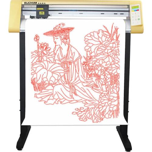 Vinyl Decal Maker 73cm Auto Feeding Servo Motor Sticker Cutting Machine Plotter