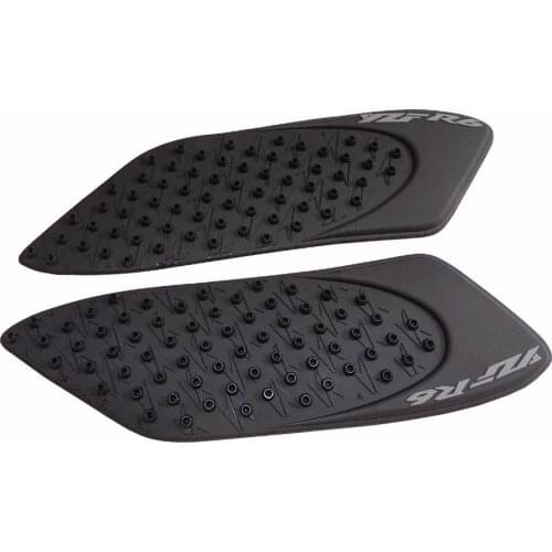 Motorcycle Tank Pad Protector Sticker Decal Gas Knee Grip Tank Traction Pad Side For Yamaha YZF R6 2006 2007