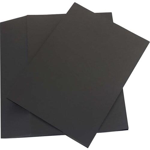 10PCS per bag of Black Smooth Cardstock Paper Card A4 350gsm Paper DIY Scrapbooking paper pack craft Background pad