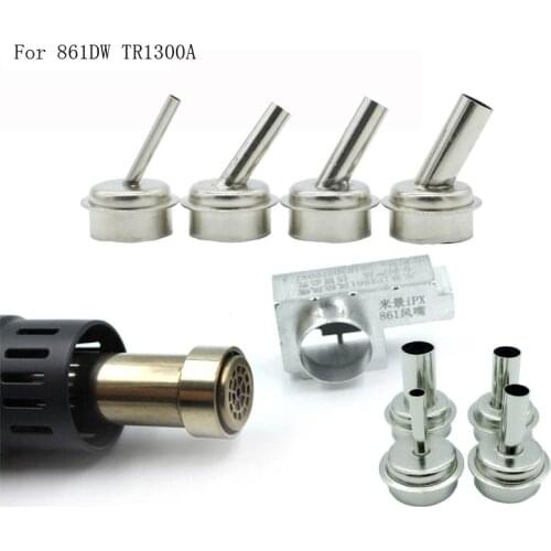 9pcs air gun head for microscope A8 A9 A10 A11 CPU blade fly line 45 degrees Air gun nozzle for quick 861DW TR1300A for X XS