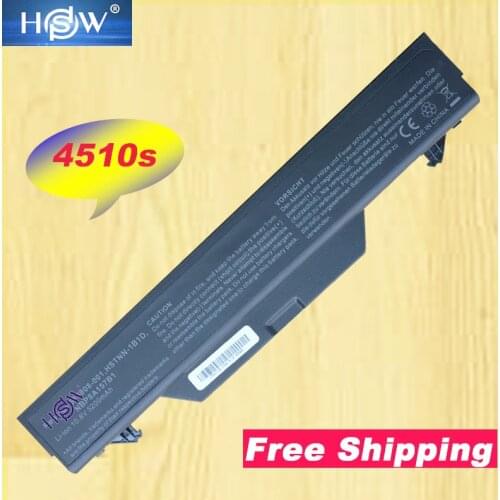 HSW 6Clles Battery For HP ProBook 4510s 4510s/CT 4515s 4515s/CT 4710s 4710s/CT 572032-001 HSTNN-OB88 free shippin fast shipping